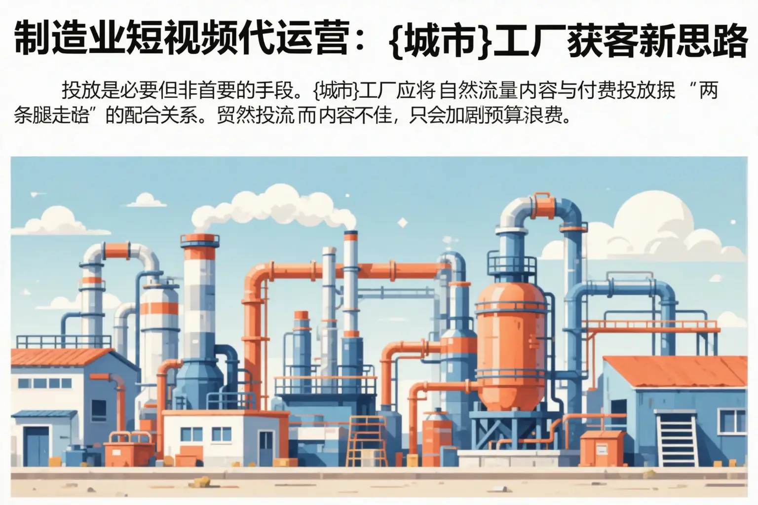 制造业短视频代运营：龙港工厂获客新思路